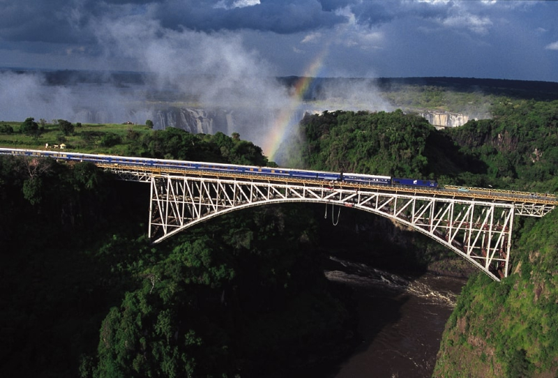 trem azul